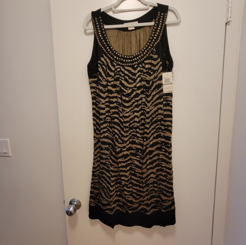 NWT MICHAEL Michael Kors Animal Print Dress Size 1X